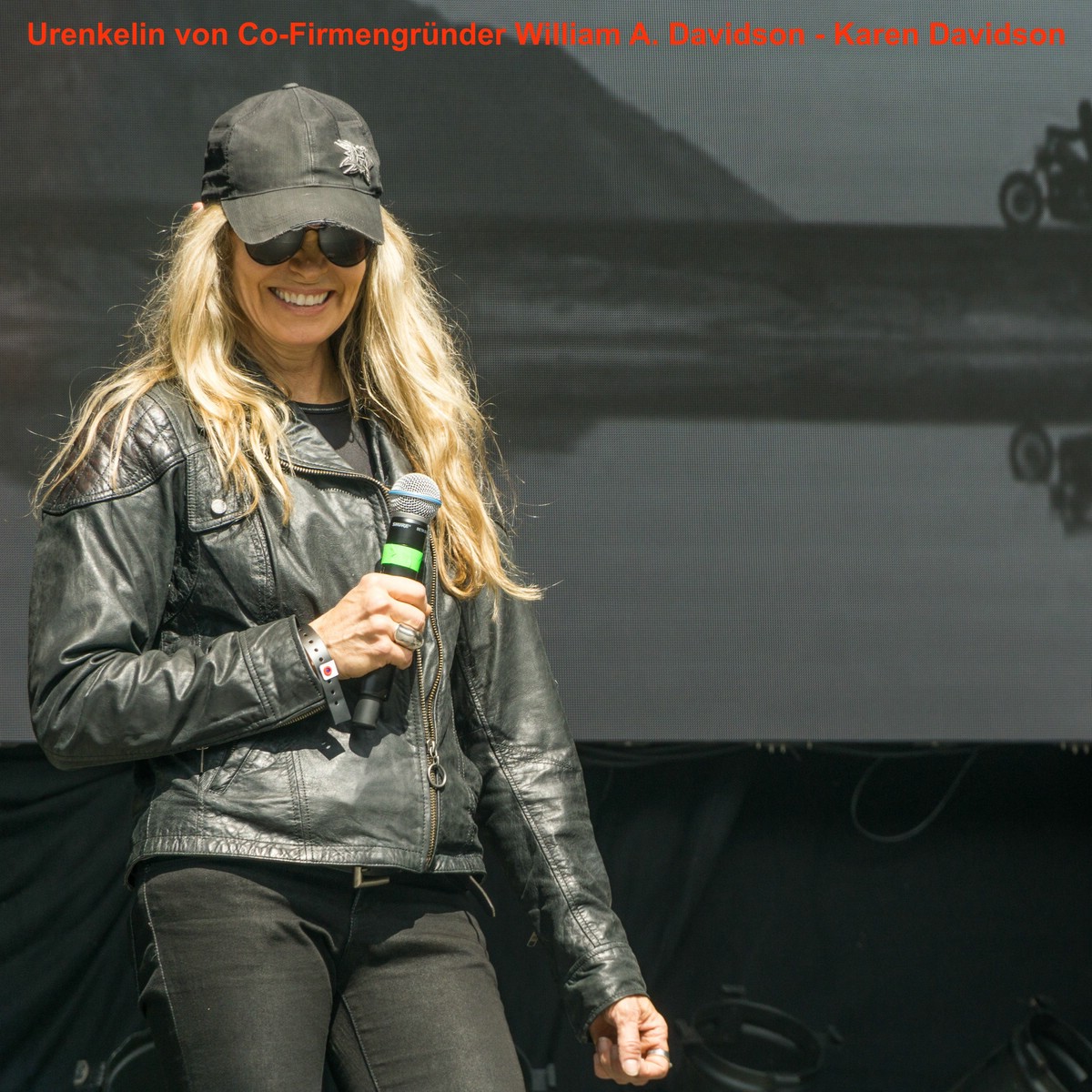 Harley Davidson European Bike Week 2017 am Faakersee / Urenkelin von Co-Firmengrnder William A. Davidson 